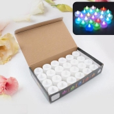 FESTIVAL DECORATIVE - LED TEALIGHT CANDLES | BATTERY OPERATED CANDLE IDEAL FOR PARTY, WEDDING, BIRTHDAY, GIFTS (MULTI COLOR CHANGING)