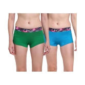 IC4 Cotton Lycra Boy Shorts - Pack of 2 - S