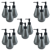 Kuber Industries Liquid Soap Dispenser, Pack of 5, 250 ml, Gray-Kuber Industries Soap Dispenser, 15 Piece Pack of 5, 250 ml, Gray. Ideal for handwash, shampoo, and bathroom use.