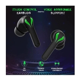 VERONIC Gamo Low Latency Bluetooth True Wireless (TWS) On Ear 20 Hours Playback Low Latency,Fast charging IPX4(Splash & Sweat Proof) Black