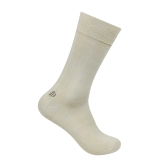 Men Cotton Odour Free Plain Socks Beige Free Size