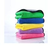 HOMETALES Multicolor 800 GSM Microfiber Cloth For Automobile ( Pack of 5 )