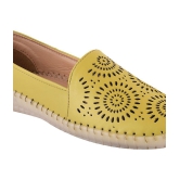 Shoetopia Yellow Women''s Loafers - None