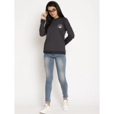 Women Wild Journey Black Solid Sweatshirt-XL