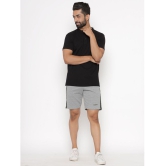 MADTEE - Grey Cotton Blend Men's Shorts ( Pack of 1 ) - None