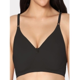 IN CARE LINGERIE - Black Cotton Non Padded Women's T-Shirt Bra ( Pack of 1 ) - None