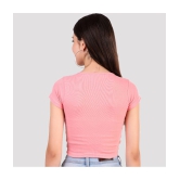 PPTHEFASHIONHUB - Peach Cotton Women's Regular Top ( Pack of 1 ) - None