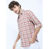 Ketch Cotton Blend Regular Fit Checks Full Sleeves Mens Casual Shirt - Beige ( Pack of 1 ) - None