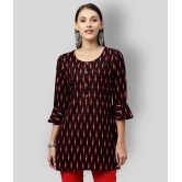 KIPEK - Black Rayon Womens Straight Kurti - 3XL