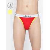 La Intimo Pack of 2 Cotton Mens Bikini ( Multicolor ) - None