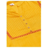 Yash Gallery - Yellow Rayon Womens Straight Kurti - XXL