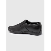 Action Black Mens Slip On Formal Shoes - None