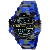 Hala - Blue PU Digital Men's Watch