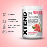 Xtend Original BCAA Powder (Watermelon Explosion) - Sugar Free Workout Muscle Recovery Drink with 7g BCAA, | Amino Acid Supplement with L Glutamine & Electrolytes - 375 Gms (30 Servings)