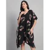 Curvydrobe Crepe Black Beach Dresses - Single - None