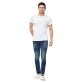 Vimal Jonney Cotton Blend white Solids T-Shirt - None