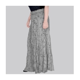 Sttoffa - Grey Rayon Womens Broomstick Skirt ( Pack of 1 ) - None