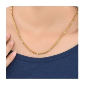 AanyaCentric Combo of 2 Gold Plated 22inches Long Fashion Chain - None