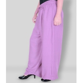 Sttoffa - Purple Rayon Flared Womens Palazzos ( Pack of 1 ) - 54