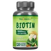 Nutrainix Biotin Vitamin C for Hair 120 no.s Vitamins Tablets