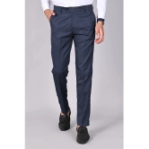 MANCREW Slim Flat Mens Formal Trouser - Navy Blue ( Pack of 1 ) - None