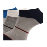 Dollar Socks - Multicolor Cotton Mens Ankle Length Socks ( Pack of 3 ) - Multicolor