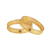 Vighnaharta Gold Bangle Set ( Pack of 1 ) - None