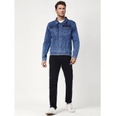 UrbanMark Cotton Blend Mens Denim Jacket - Blue ( Pack of 1 ) - None