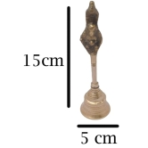 MiiArt Brass Pooja Bell with Stand,pital ki Pooja ghanti