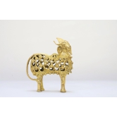 SARAS Aajeevika | Nandi Brass Idol | SHG Product | Uttar Pradesh | Devotional | Traditional | Auspicious