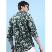 Ketch 100% Cotton Regular Fit Printed Full Sleeves Mens Casual Shirt - Green ( Pack of 1 ) - None