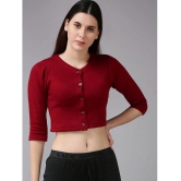 Lux Cottswool Cotton Thermal Tops - Maroon Pack of 1 - None