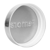 Femora Metallic Clear Glass Kitchen Storage Jar, 1300 ml, Set of 2