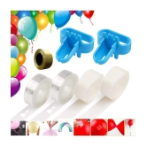 Party Propz Balloon Garland, Arch, Decorating Strip Kit For DIY Balloon Garland, DIY Balloon Arch Kit, Glue Dot, Tying Tool, Ribbon Balloon Display Set Of 7 - Multi-Color