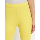 SELETA - Yellow Cotton Women's Leggings ( Pack of 1 ) - None