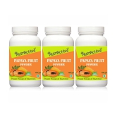 NutrActive Papaya Spray Dried Powder Fruit Juice 300 gm Pack of 3