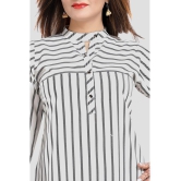 Meher Impex - Off White Crepe Women''s Straight Kurti ( Pack of 1 ) - None