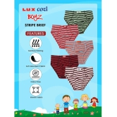 Lux Cozi - Multicolor Cotton Boys Briefs ( Pack of 6 ) - None