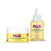 Plix Pineapple Pigmentation Skincare Regime Face Serum and Moisturizer Combo Pack of 2(30ml + 50g)