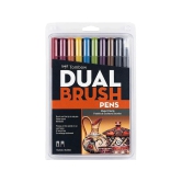 Tombow Dual Brush Pens Colour Set - Muted Palette