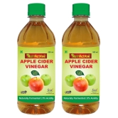 NutrActive Filtered Apple Cider Vinegar 1000 ml Unflavoured Pack of 2