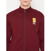 UBX Cotton Blend High Neck Mens Sweatshirt - Maroon ( Pack of 1 ) - None