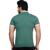 Lycos - Green Cotton Blend Regular Fit Mens T-Shirt ( Pack of 1 ) - None