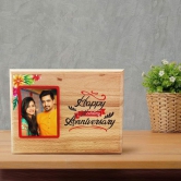 Achchha Gift Personalized Wooden Photo Frame Gift for Anniversary - eco friendly zero plastic gift