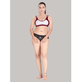 HAYA Maroon Cotton Non Padded Womens Everyday Bra ( Pack of 1 ) - None