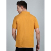 Lux Cozi - Mustard Cotton Regular Fit Mens Polo T Shirt ( Pack of 1 ) - None