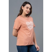 Mode By RedTape Casual Cotton T-Shirt For Women | Round Neck Graphic Print T-Shirt For Women