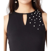 Miss Chase Cotton Black Bodycon Dress - XL