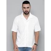 Creased White Shirt-S / White