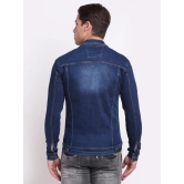 Rodamo Men Blue Washed Colourblocked Denim Jacket